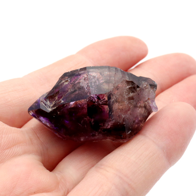スーパーセブン 原石 ジンバブエ産 単晶 ポイント 1点もの ツーソン展示会商品 水晶 天然石スピリチュアル 浄化 アメジスト