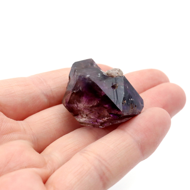 スーパーセブン 原石 ジンバブエ産 単晶 ポイント 1点もの ツーソン展示会商品 水晶 天然石スピリチュアル 浄化 アメジスト