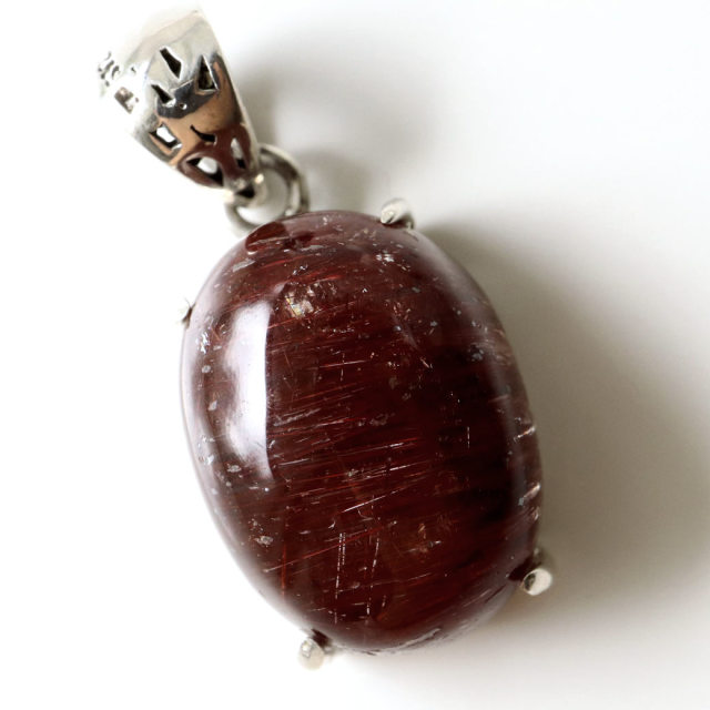 タイガールチル ペンダント  ルチルクォーツ SILVER925製 天然石 パワーストーン