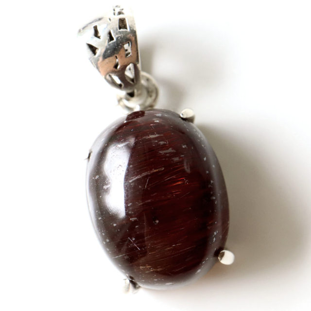 タイガールチル ペンダント  ルチルクォーツ SILVER925製 天然石 パワーストーン