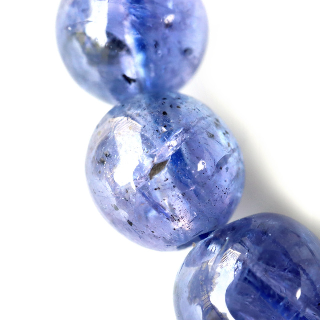 タンザナイト ブレスレット 宝石質 7mm AAA 天然石 パワーストーン ブルーゾイサイト 1点もの 12月 誕生石 tanzanite