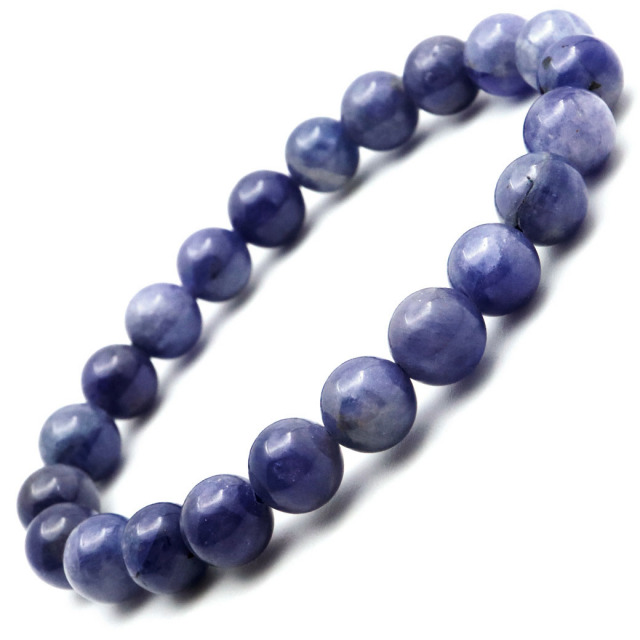 タンザナイト ブレスレット 12月 誕生石 ブルーゾイサイト タンザニア産