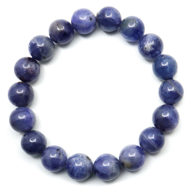 タンザナイト ブレスレット 12月 誕生石 ブルーゾイサイト タンザニア産