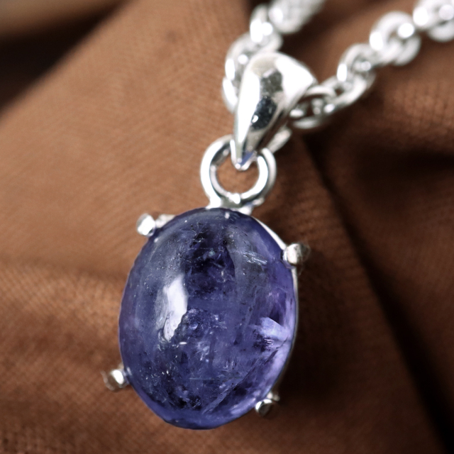 タンザナイト ネックレス レディース Silver925 天然石 パワーストーン 12月 誕生石