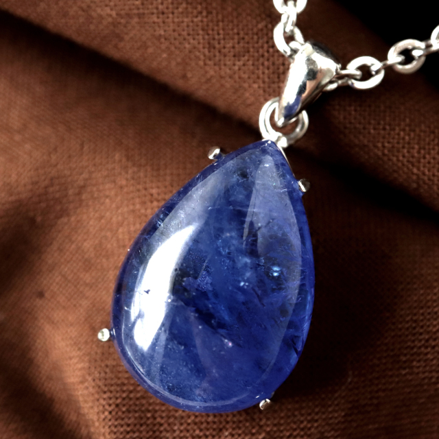 タンザナイト ネックレス AAA レディース Silver925 天然石 パワーストーン 12月 誕生石