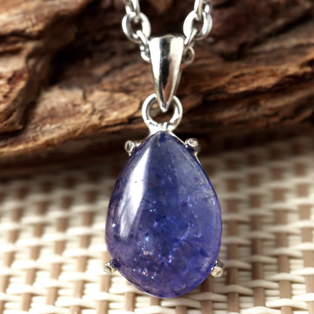 タンザナイト ネックレス AAA レディース Silver925 天然石 パワーストーン 12月 誕生石