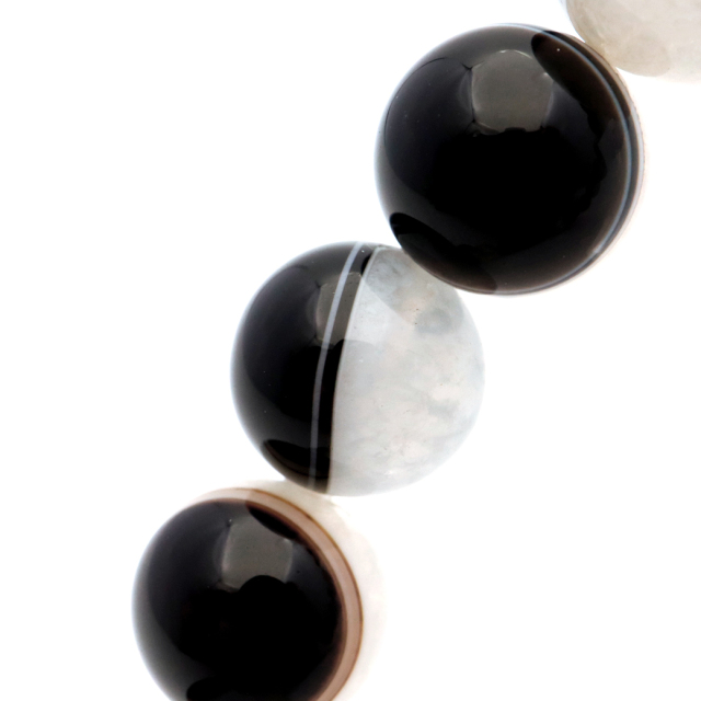 天眼水晶 ブレスレット 11.5mm 高品質 メノウ 瑪瑙 天然石 1点物 パワーストーン