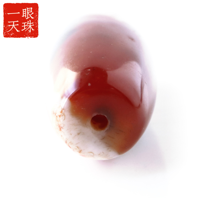 一眼天珠 血眼 メノウ 瑪瑙 チベット 大活性血紋 天然石 パワーストーン