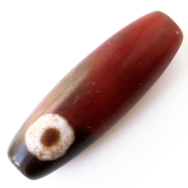 天然瑪瑙 本物  チベット産 一眼 1眼 一眼天珠 血眼 メノウ 瑪瑙 チベット 大活性血紋 天然石