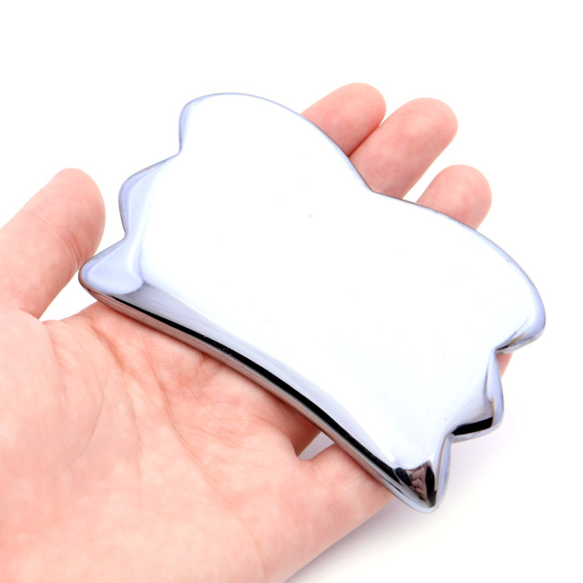 テラヘルツ鉱石 かっさ プレート バタフライ 蝶型 サイズ大 高純度