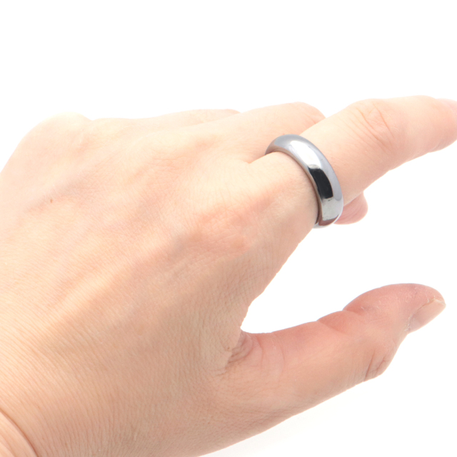 テラヘルツ鉱石 指輪 リング テラヘルツ 健康 アクセサリー Terahertz パワーストーン ネックレス チェーン付き 1個売り