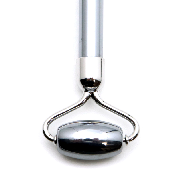 テラヘルツ鉱石 フェイスローラー ダブルヘッド 美顔 小顔 フェイス