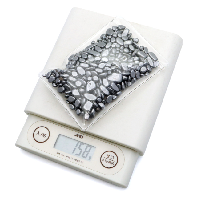 テラヘルツ鉱石 さざれ石 サイズ小 150g 高純度 ポリッシュ研磨