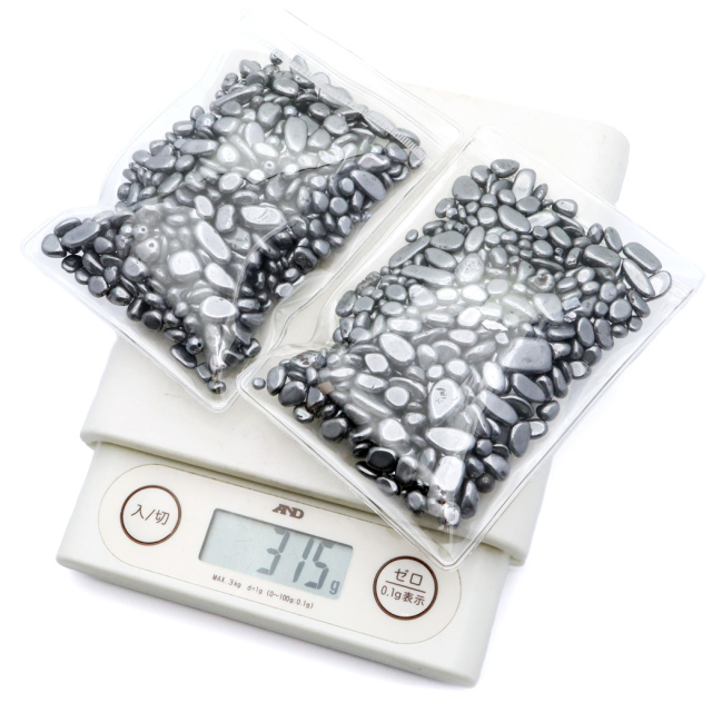 テラヘルツ鉱石 本物 さざれ石 サイズ小 300g 高純度 ポリッシュ研磨 パワーストーン