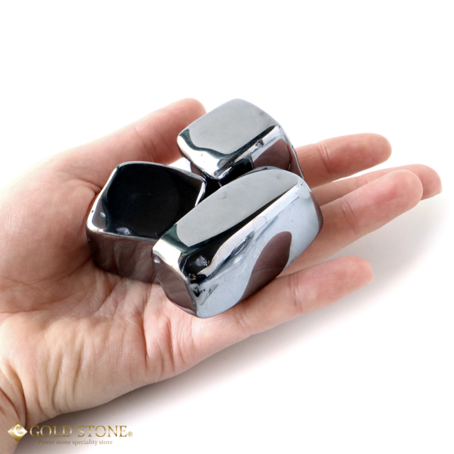 テラヘルツ鉱石 さざれ石 サイズ大 400g 高純度 ポリッシュ研磨