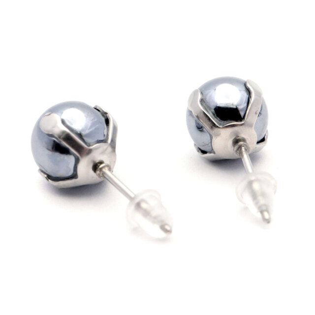 テラヘルツ鉱石 ピアス レディース メンズ スタッドピアス 8mm テラヘルツ波 健康 おしゃれ かわいい 金属アレルギー 両耳用