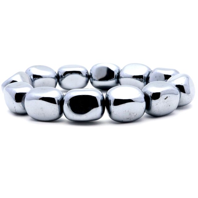 テラヘルツ鉱石 ブレスレット 16-18mm タンブル型 健康 パワーストーン 天然石 テラヘルツ Terahertz テラヘルツ波