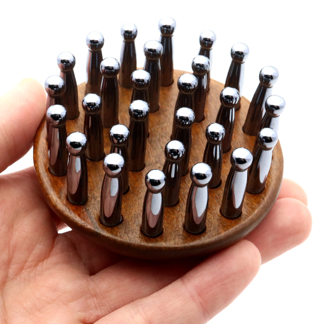 テラヘルツ 頭皮 マッサージ用 ブラシ 気持ちいい リラックス ツボ押し かっさ リフトアップ 美容 鉱石 Terahertz カッサプレート