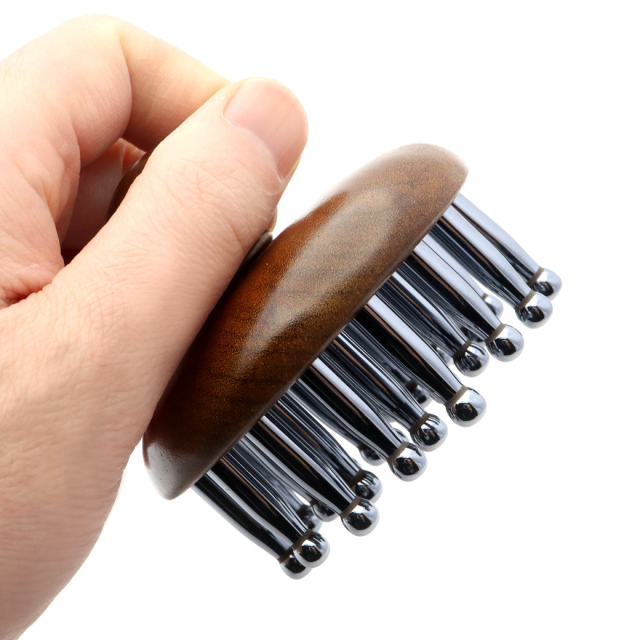 テラヘルツ 頭皮 マッサージ用 ブラシ 気持ちいい リラックス ツボ押し かっさ リフトアップ 美容 鉱石 Terahertz カッサプレート