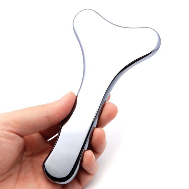 テラヘルツ鉱石 ボディ マッサージ用 Y字型 かっさ リフトアップ 美容 テラヘルツ スティック Terahertz 鏡面加工 カッサプレート