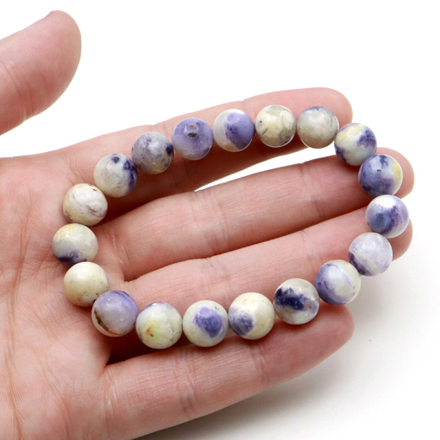 ティファニーストーン ブレスレット 10mm 1点物 アメリカ ユタ州産