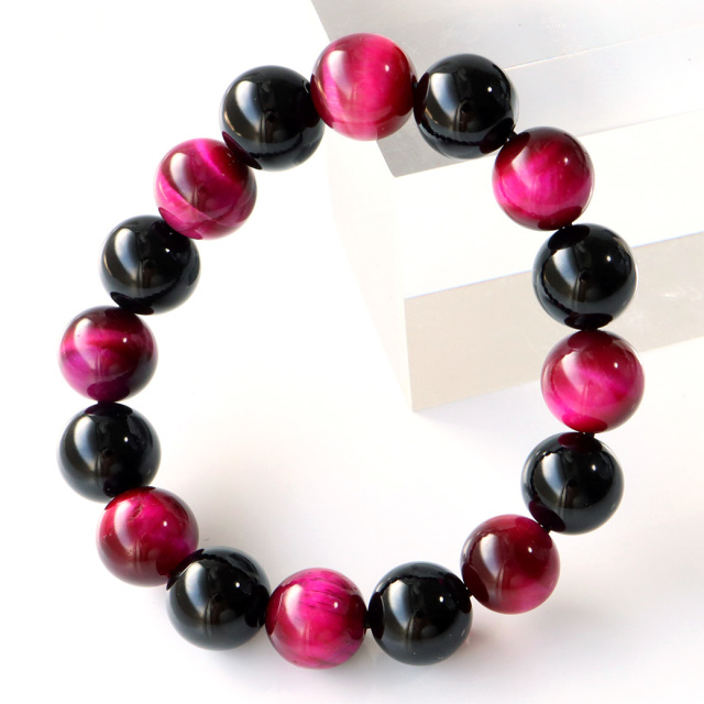 17本　石　ブレスレット　天然石　セット　タイガーアイ　アメジスト　オニキス タイガーアイ オニキス 天然石ブレスレット | iichi 日々の