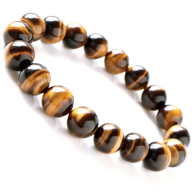 タイガーアイ ブレスレット 10mm 最高品質 トップクオリティ 天然石 