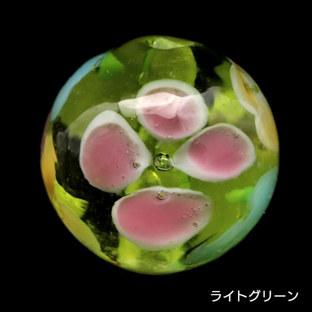 とんぼ玉 花柄 ビーズ 12mm 夏 お祭り 9種類から選べる 綺麗 和 ブレスレット ピアス ペンダント ネックレス ヘアピン 制作 ハンドメイド