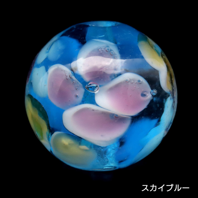 とんぼ玉 花柄 ビーズ 12mm 夏 お祭り 9種類から選べる 綺麗 和 ブレスレット ピアス ペンダント ネックレス ヘアピン 制作 ハンドメイド