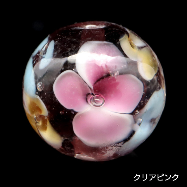 とんぼ玉 花柄 ビーズ 12mm 夏 お祭り 9種類から選べる 綺麗 和 ブレスレット ピアス ペンダント ネックレス ヘアピン 制作 ハンドメイド
