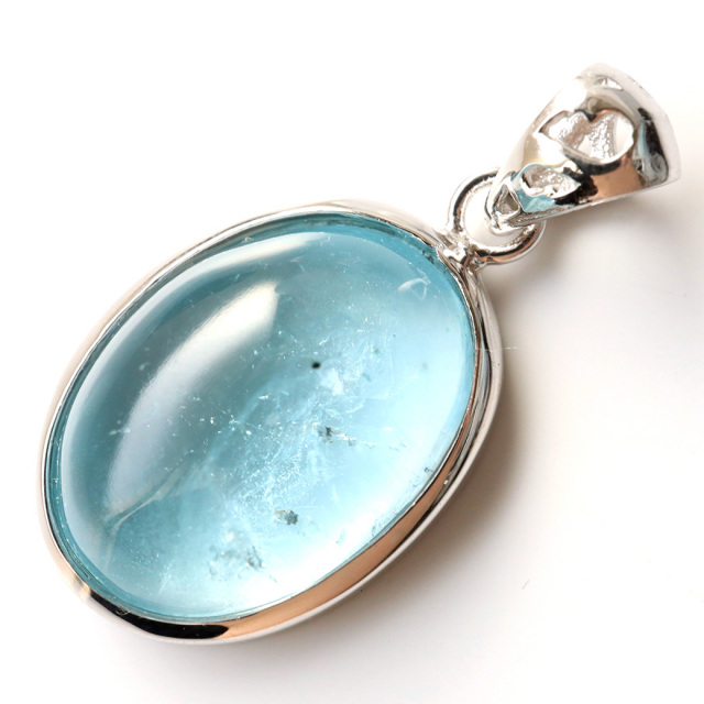 ブルートパーズ ペンダント Silver925 チェーン付き 1点物