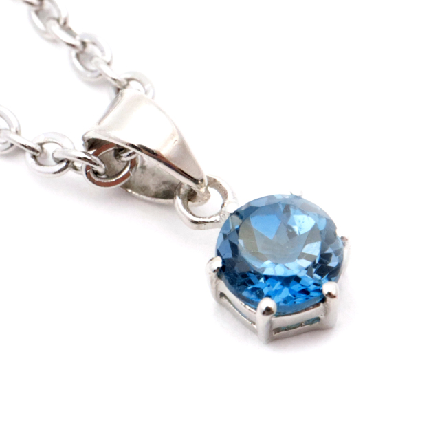 アールヌーボー　９ct　ペンダント　ブルー天然石 楽天市場】ブルートパーズ ペンダント 宝石質 AAA 天然石