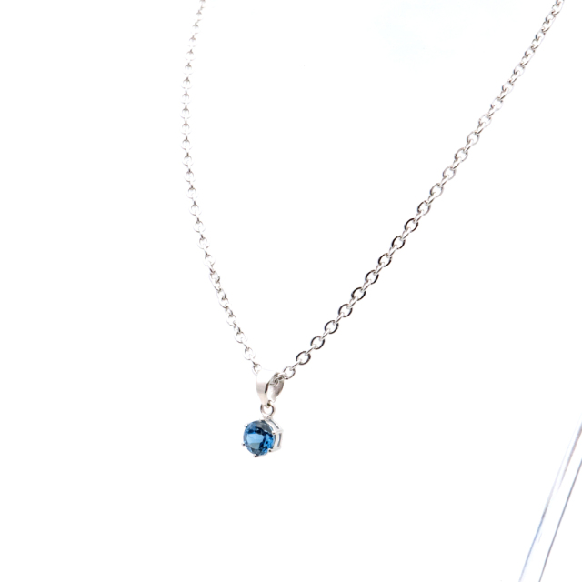 Blue,Topaz,パワーストーン,天然石,ネックレス 