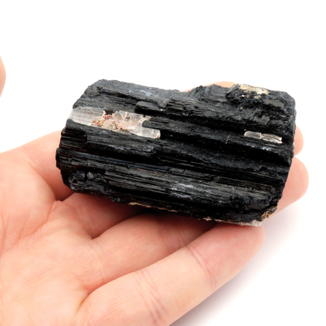 ブラックトルマリン 原石 ショール ブラジル産 電気石 結晶 天然石 1点物 パワーストーン 10月 誕生石 tourmaline