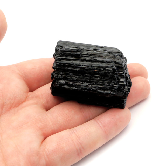 ブラックトルマリン 原石 ショール ブラジル産 電気石 結晶 天然石 1点物 パワーストーン 10月 誕生石 tourmaline