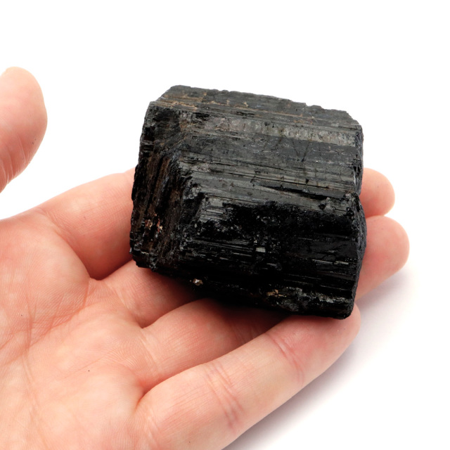 ブラックトルマリン 原石 ショール ブラジル産 電気石 結晶 天然石 1点物 パワーストーン 10月 誕生石 tourmaline