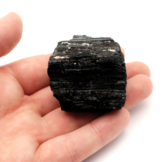 ブラックトルマリン 原石 ショール ブラジル産 電気石 結晶 天然石 1点物 パワーストーン 10月 誕生石 tourmaline