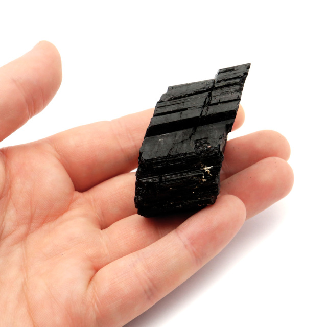 ブラックトルマリン 原石 ショール ブラジル産 電気石 結晶 天然石 1点物 パワーストーン 10月 誕生石 tourmaline
