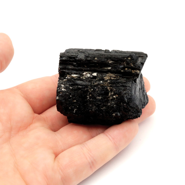ブラックトルマリン 原石 ショール ブラジル産 電気石 結晶 天然石 1点物 パワーストーン 10月 誕生石 tourmaline