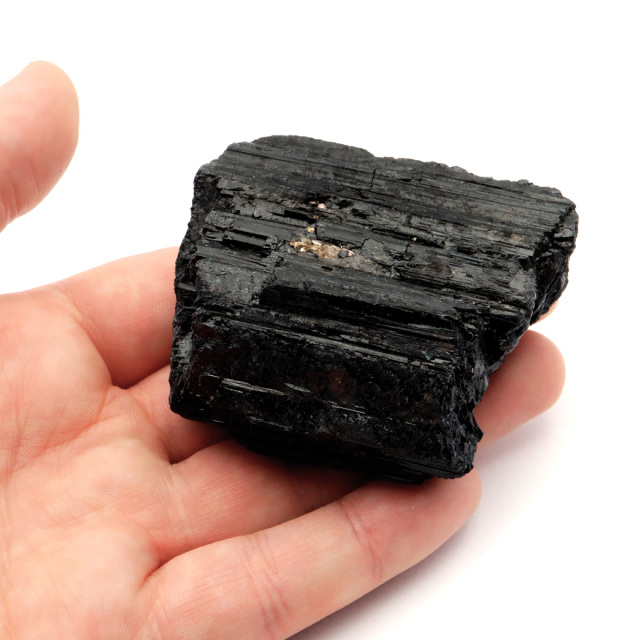 ブラックトルマリン 原石 ショール ブラジル産 電気石 結晶 天然石 1点物 パワーストーン 10月 誕生石 tourmaline