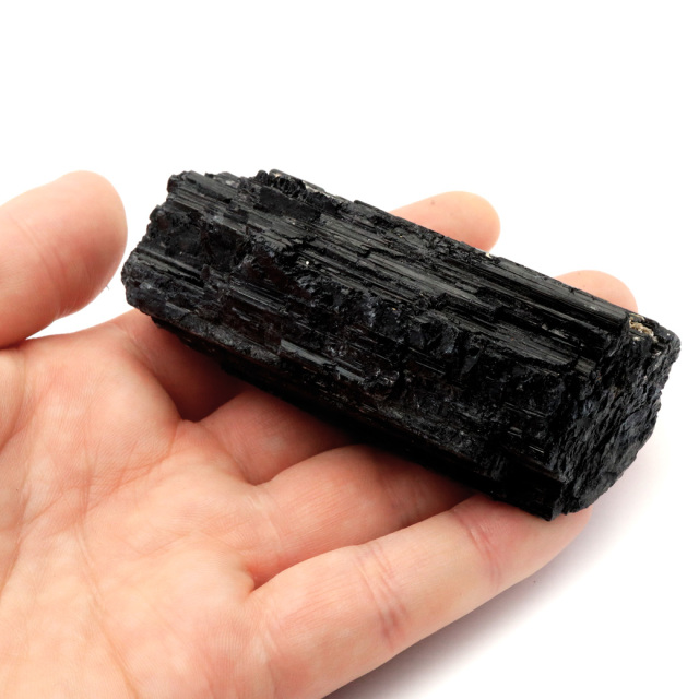 ブラックトルマリン 原石 ショール ブラジル産 電気石 結晶 天然石 1点物 パワーストーン 10月 誕生石 tourmaline