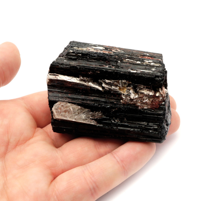 ブラックトルマリン 原石 ショール ブラジル産 電気石 結晶 天然石 1点物 パワーストーン 10月 誕生石 tourmaline