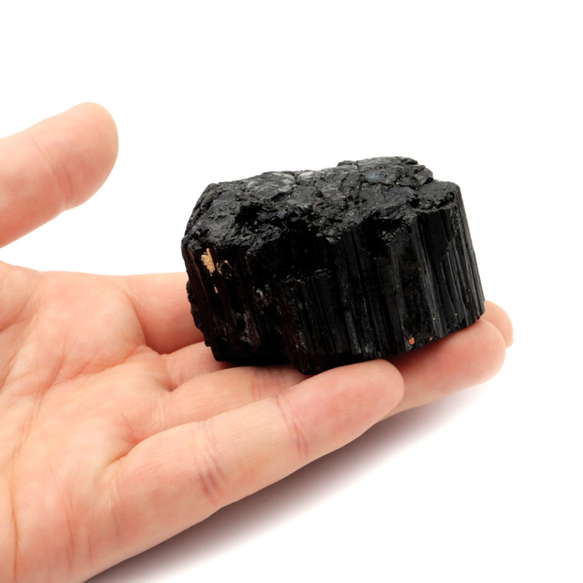ブラックトルマリン 原石 ショール ブラジル産 電気石 結晶 天然石 1点物 パワーストーン 10月 誕生石 tourmaline