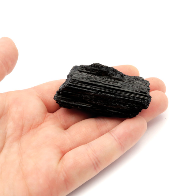 ブラックトルマリン 原石 ショール ブラジル産 電気石 結晶 天然石 1点物 パワーストーン 10月 誕生石 tourmaline