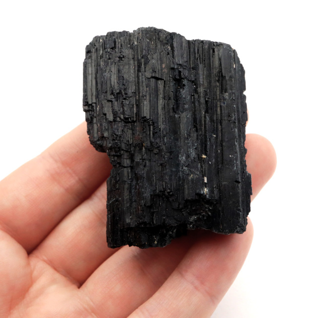 ブラックトルマリン 原石 ショール ブラジル産 電気石 結晶 天然石 1点物 パワーストーン 10月 誕生石 tourmaline