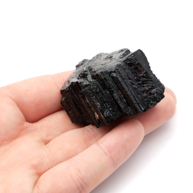 ブラックトルマリン 原石 ショール ブラジル産 電気石 結晶 天然石 1点物 パワーストーン 10月 誕生石 tourmaline
