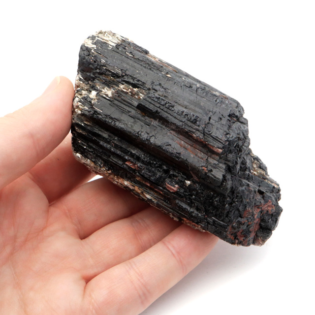 ブラックトルマリン 原石 ショール ブラジル産 電気石 結晶 天然石 1点物 パワーストーン 10月 誕生石 tourmaline