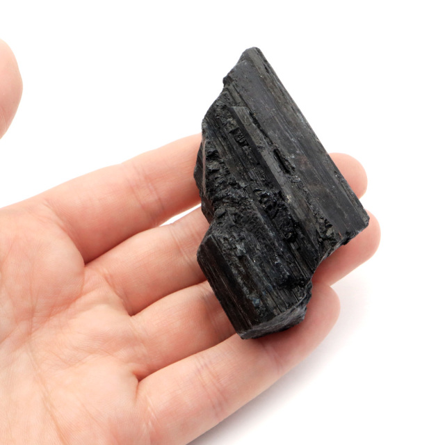 ブラックトルマリン 原石 ショール ブラジル産 電気石 結晶 天然石 1点物 パワーストーン 10月 誕生石 tourmaline