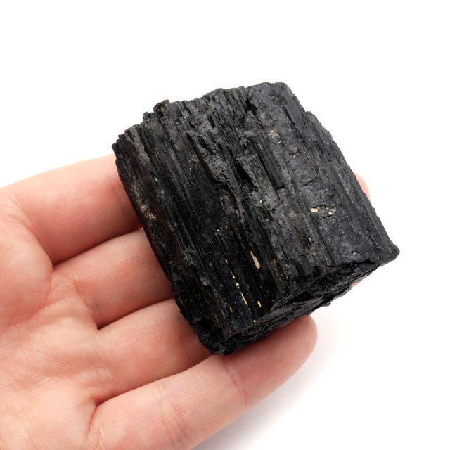 ブラックトルマリン 原石 ショール ブラジル産 電気石 結晶 天然石 1点物 パワーストーン 10月 誕生石 tourmaline