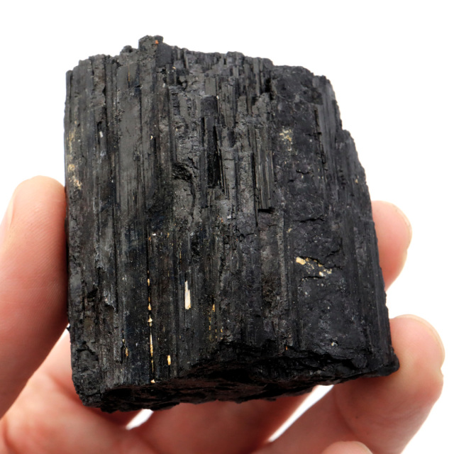 ブラックトルマリン 原石 ショール ブラジル産 電気石 結晶 天然石 1点物 パワーストーン 10月 誕生石 tourmaline